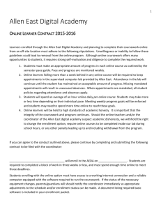 Online Learner Contract 2015-2016