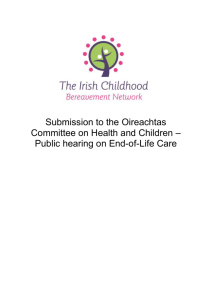 (ICBN) submission - Irish Hospice Foundation