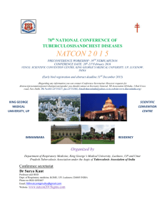 NATCON 2015 – Lucknow - The Tuberculosis Association of India