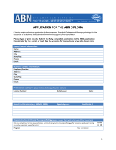 ABN Application (download *)