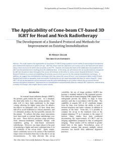 The Applicability of Cone-beam CT-based 3D IGRT