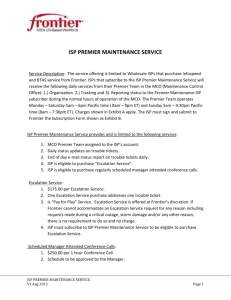 isp premier maintenance service
