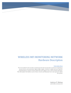 Wireless MFI Monitoring Network Hardware Description