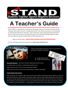 Native STAND Teacher`s Guide