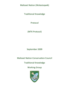 MTK-Protocol1 - Maliseet Nation Conservation Council