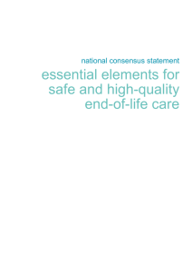 essential elements for safe and high-quality end-of