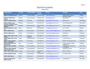 KeyTrain locations
