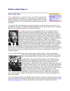 MLK Bio Article - Hackettstown School District