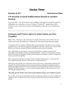Germany and France Agree to Joint Action on Euro Troubles