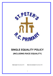 single equality policy