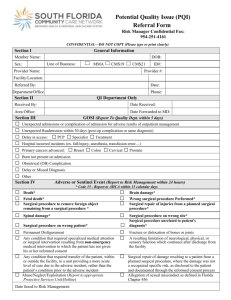 Potential Quality Issue (PQI) Referral Form