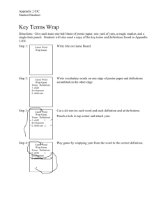 Appendix 2.03C Student Handout Key Terms Wrap Directions: Give