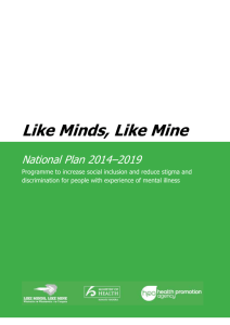 Like Minds, Like Mine National Plan 2014*2019