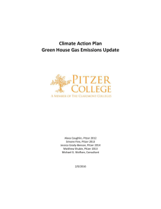 Pitzer`s Climate Action Plan recognizes that