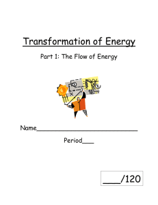 Transformation of Energy - Brandywine School District