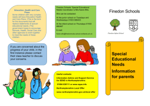 Special Educational Needs Information for parents