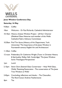 Jesse Window Conference Day Saturday 16 May