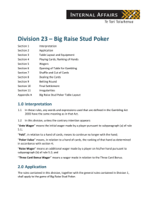 Big Raise Stud Poker: Division 23