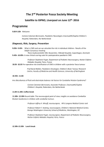 The PFS Meeting Programme