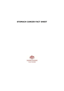 Stomach cancer fact sheet