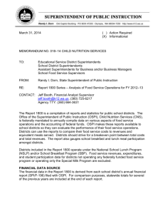 M018-14 Report 1800 - Office of Superintendent of Public Instruction