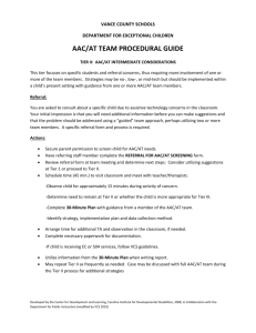 AAC.AT Team Procedural Guide