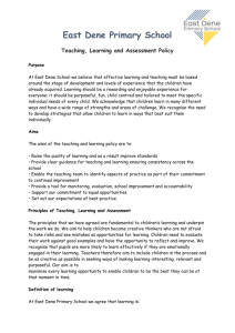Teaching and Learning Policy