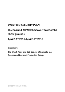 Bio Security & Contingency Plan 2015 QAWS