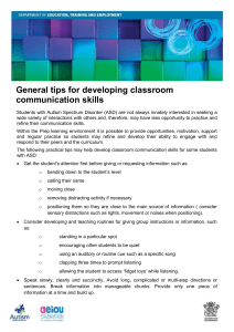 General tips for developing classroom communication skills