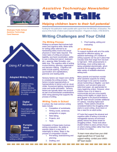 Writing Challenges - Shakopee Public Schools