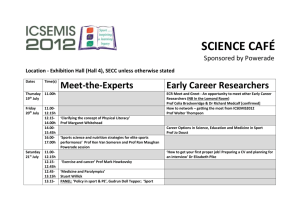 Meet-the-Experts Early Career Researchers