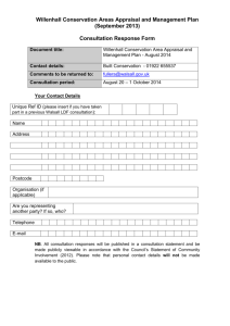 comment form - Walsall Council