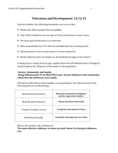 12/3/15: Television and Development Worksheet ANSWERS