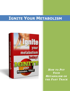 Ignite Your Metabolism - Lake County Physical Therapy LLC