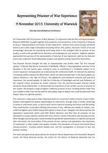Conference Report - University of Warwick