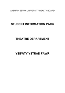 Operating Theatres - Cardiff University