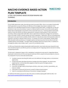 naccho evidence-based action plan template