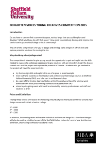 FORGOTTEN SPACES YOUNG CREATIVES COMPETITION 2015