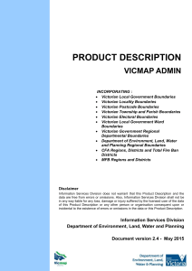 product description - Department of Environment, Land, Water and