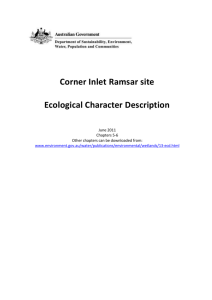 Corner Inlet Ramsar site Ecological Character Description