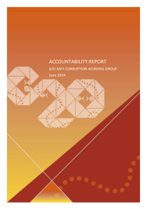 Accountability Report – G20 Anti-Corruption Working Group (2014)