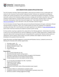 uvic orientation leader application 2015