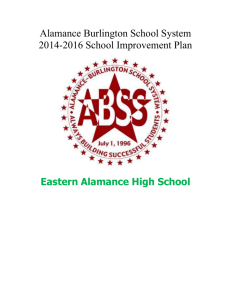 School Improvement Plan - Alamance