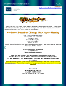 October 2015 - Northwest Suburban Chicago IMA Chapter