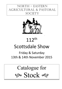 Stock Catalogue - Scottsdale Show