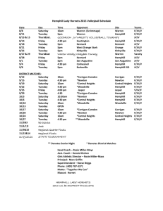2015 Volleyball Schedules-REVISED