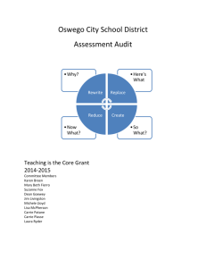 Assessment Audit - Oswego City School District
