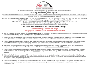 It`s Your Time to Shine at the University of Georgia