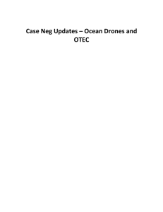 Case Neg Updates – Ocean Drones and OTEC