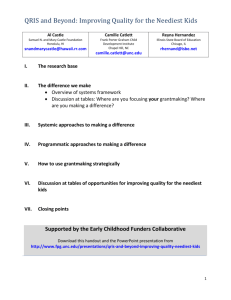 QRIS and Beyond overview handout